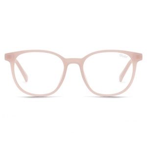 QUAY Blueprint Blue Light Glasses Blush Pink Frame Bluelight Blicking Lens NWT